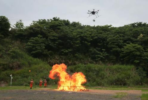 消防無人機空中巡查 防范森林火災隱患(圖2) 消防無人機