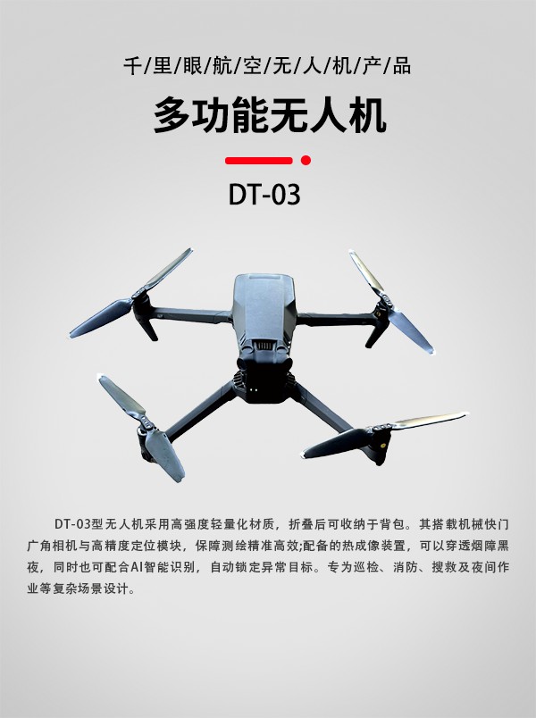 多功能無(wú)人機(jī)DT-03型(圖1)